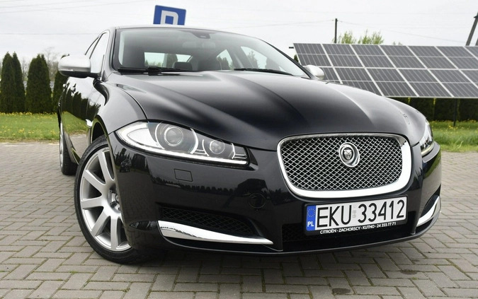 Jaguar XF cena 49900 przebieg: 214000, rok produkcji 2011 z Nałęczów małe 667